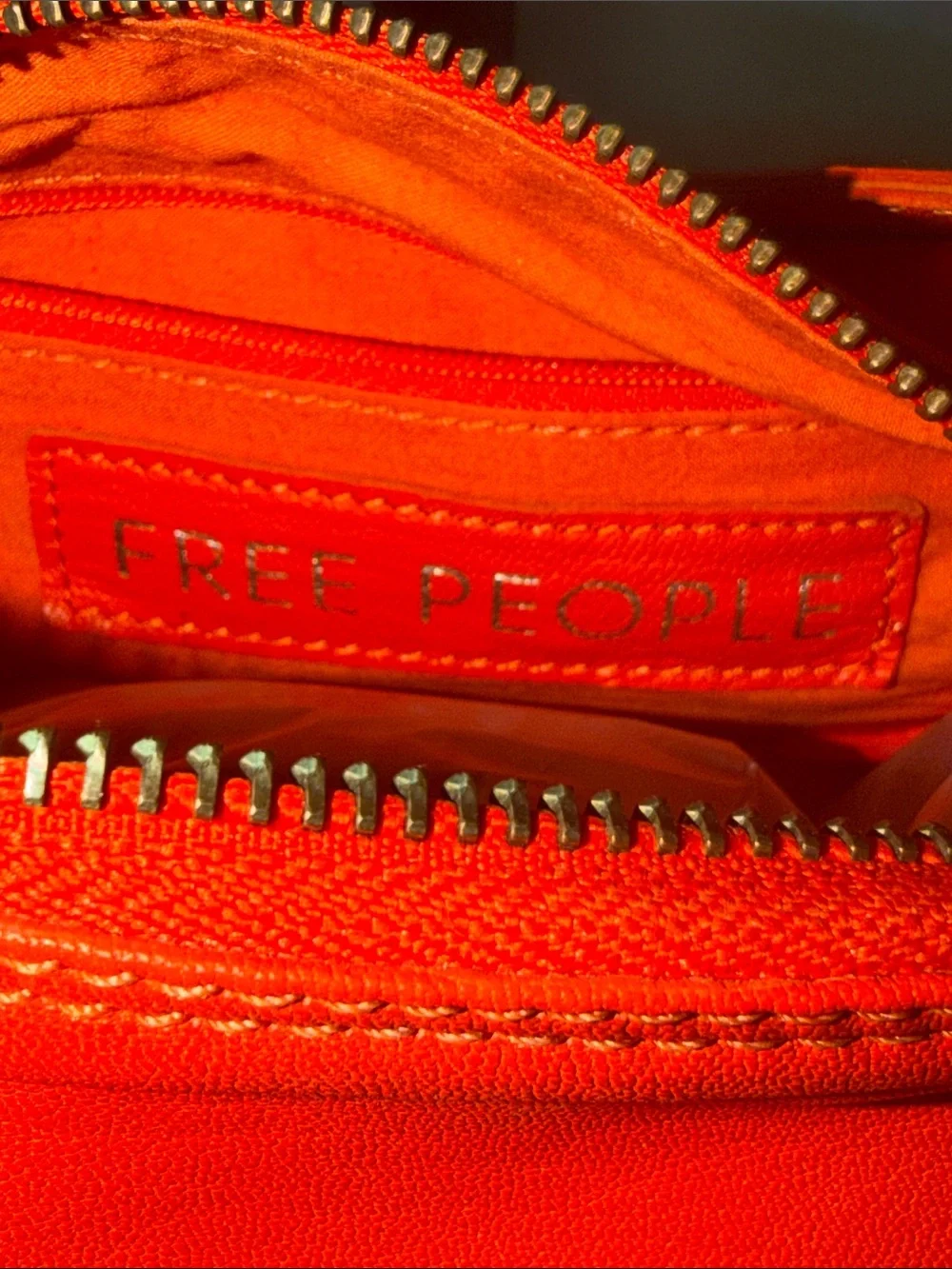 NWOT Free People Arm Candy Bag 100% Goat Leather